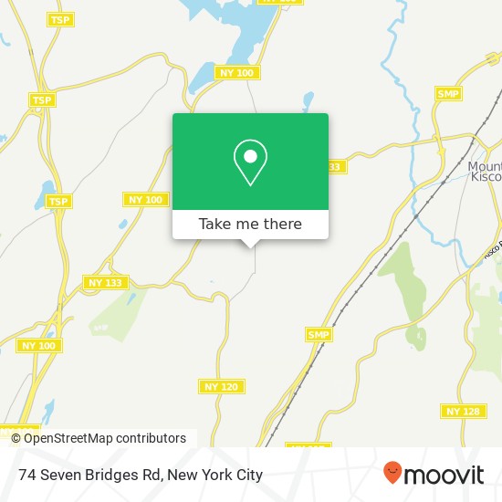 74 Seven Bridges Rd, Chappaqua (New Castle, Town of), NY 10514 map