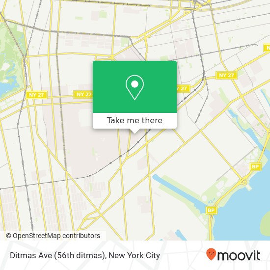 Ditmas Ave (56th ditmas), Brooklyn, NY 11203 map
