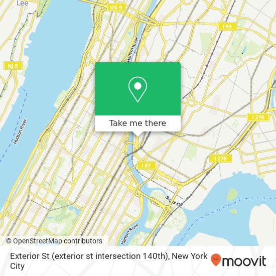 Exterior St (exterior st intersection 140th), Bronx (BRONX), NY 10451 map
