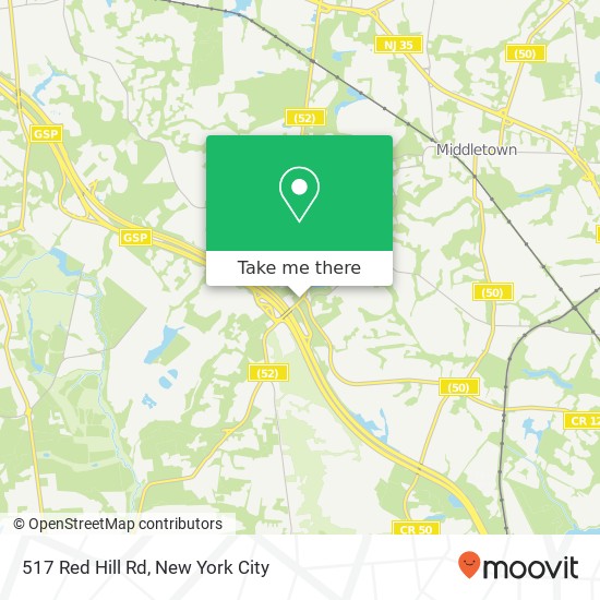 517 Red Hill Rd, Middletown, NJ 07748 map