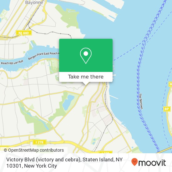 Victory Blvd (victory and cebra), Staten Island, NY 10301 map