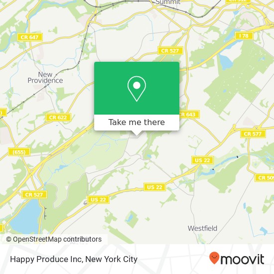 Happy Produce Inc map