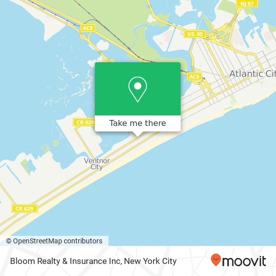 Mapa de Bloom Realty & Insurance Inc