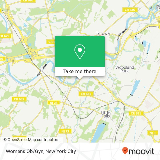 Womens Ob/Gyn map