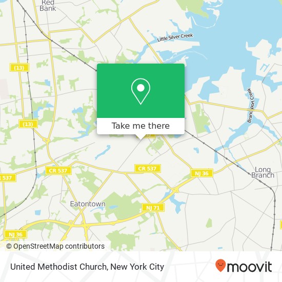 Mapa de United Methodist Church