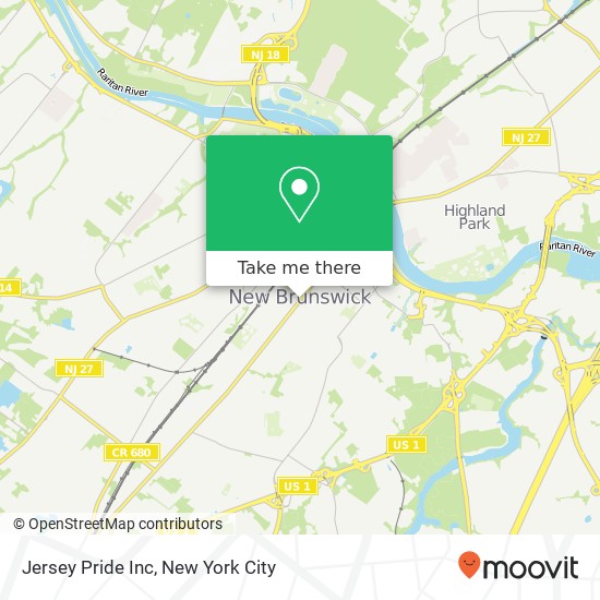 Jersey Pride Inc map