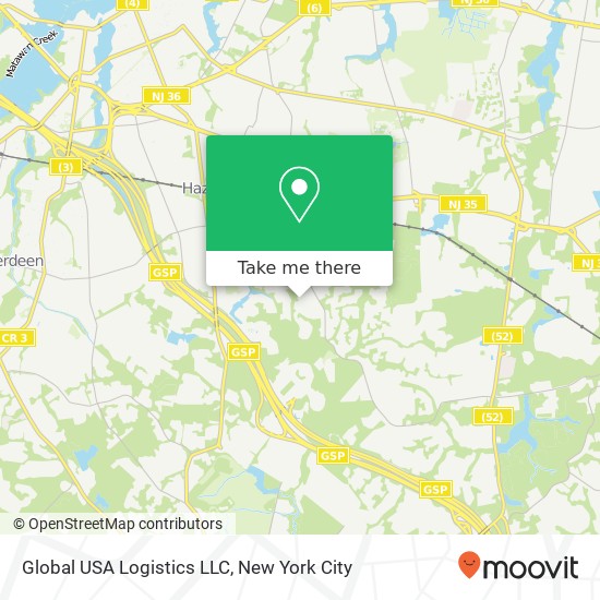 Mapa de Global USA Logistics LLC