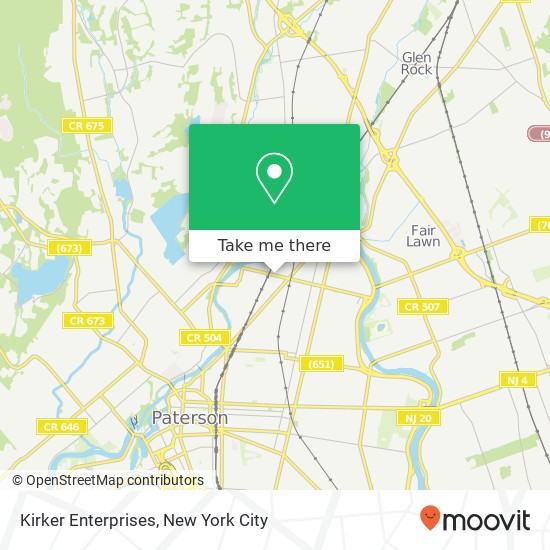 Mapa de Kirker Enterprises