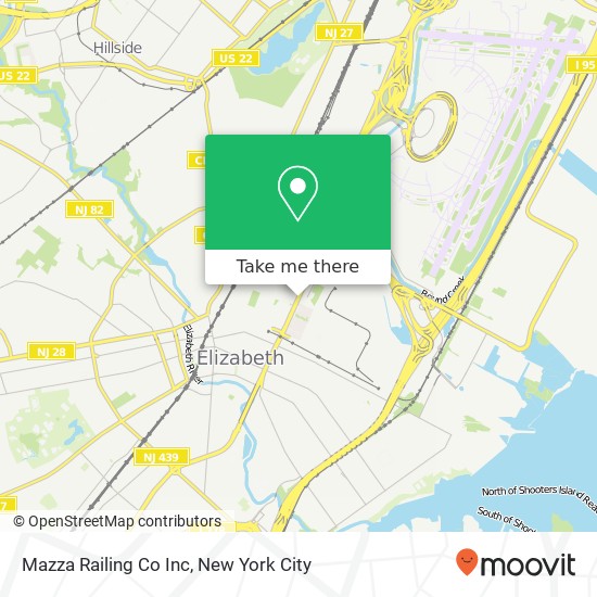 Mazza Railing Co Inc map