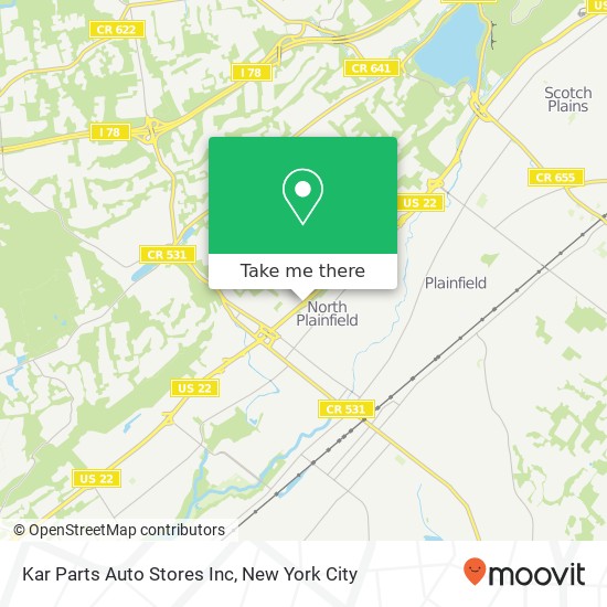 Kar Parts Auto Stores Inc map