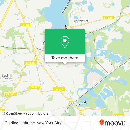 Mapa de Guiding Light Inc