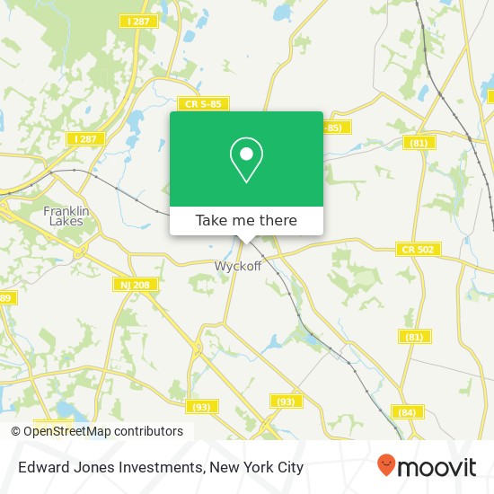 Edward Jones Investments map