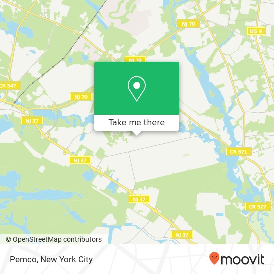 Pemco map