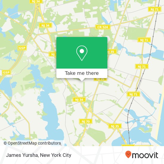 James Yursha map