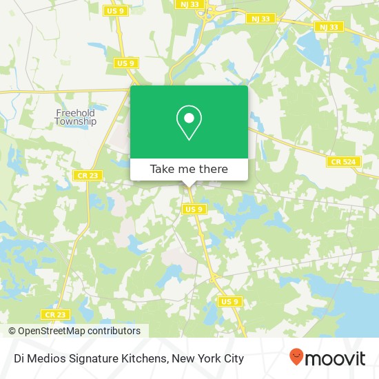 Di Medios Signature Kitchens map