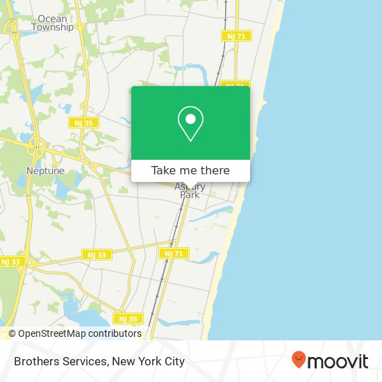 Brothers Services map