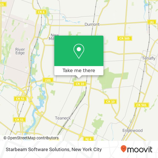 Mapa de Starbeam Software Solutions