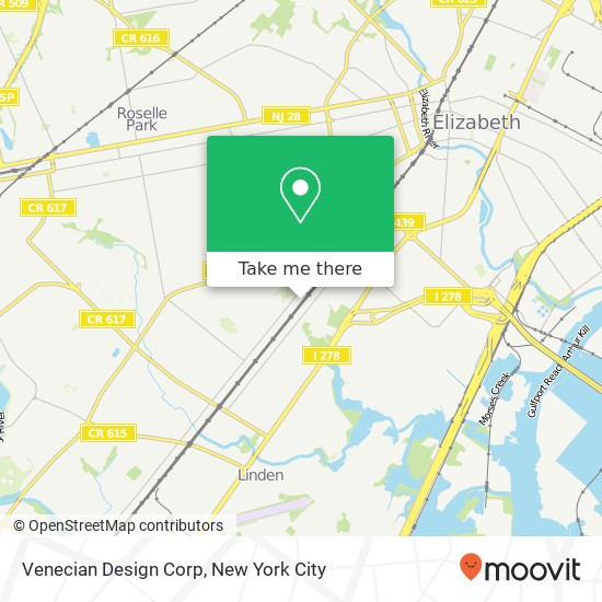 Mapa de Venecian Design Corp