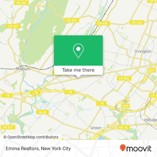 Mapa de Emma Realtors