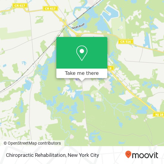 Chiropractic Rehabilitation map