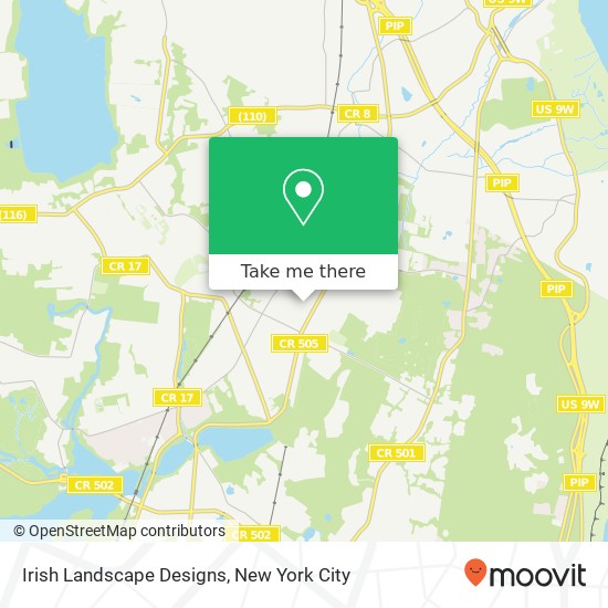 Mapa de Irish Landscape Designs