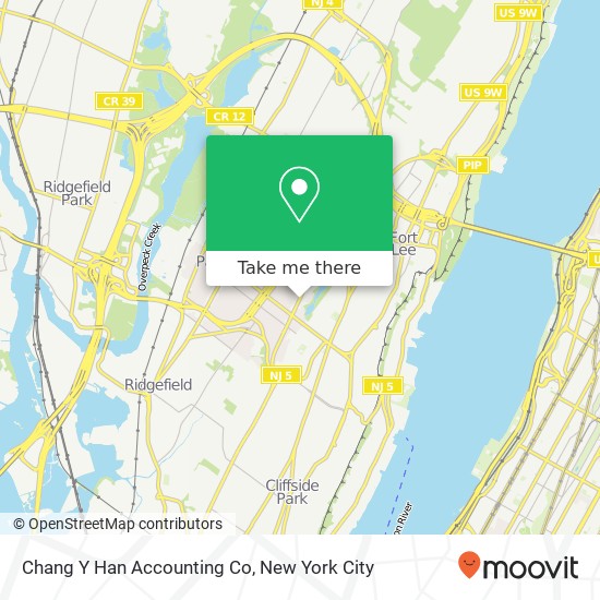 Mapa de Chang Y Han Accounting Co