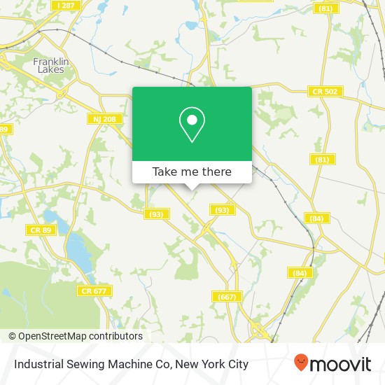 Industrial Sewing Machine Co map