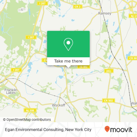 Mapa de Egan Environmental Consulting