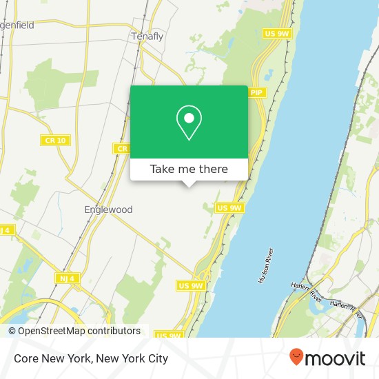 Core New York map