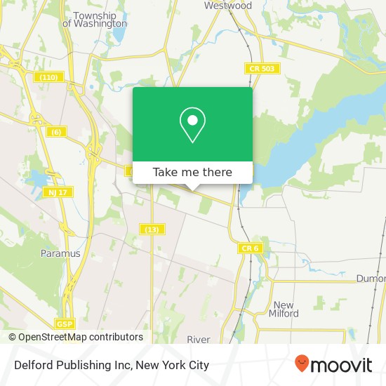 Delford Publishing Inc map