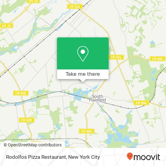 Mapa de Rodolfos Pizza Restaurant