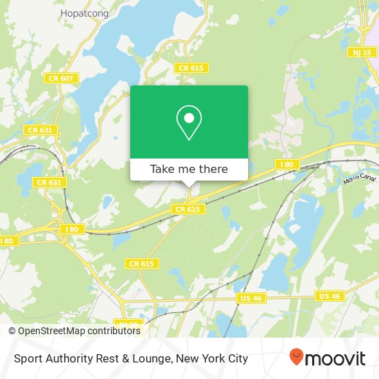 Sport Authority Rest & Lounge map