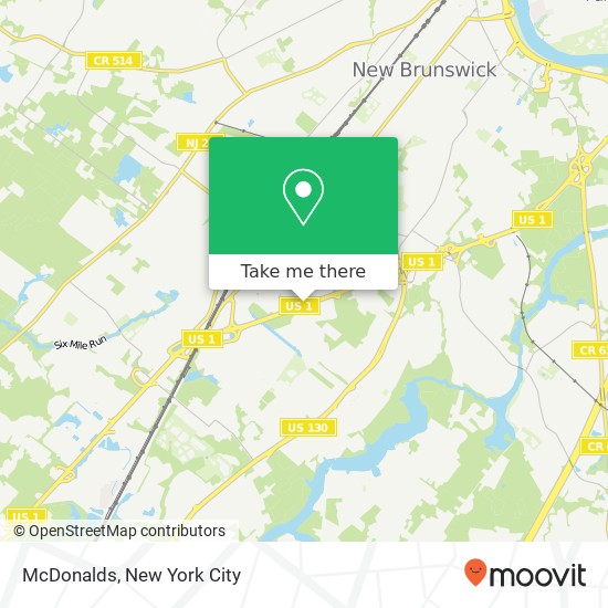 McDonalds map