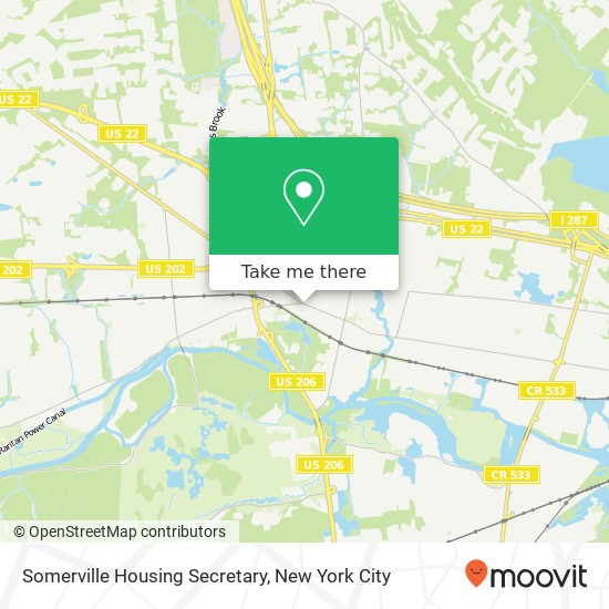 Mapa de Somerville Housing Secretary