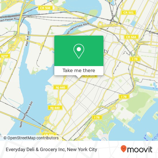 Mapa de Everyday Deli & Grocery Inc