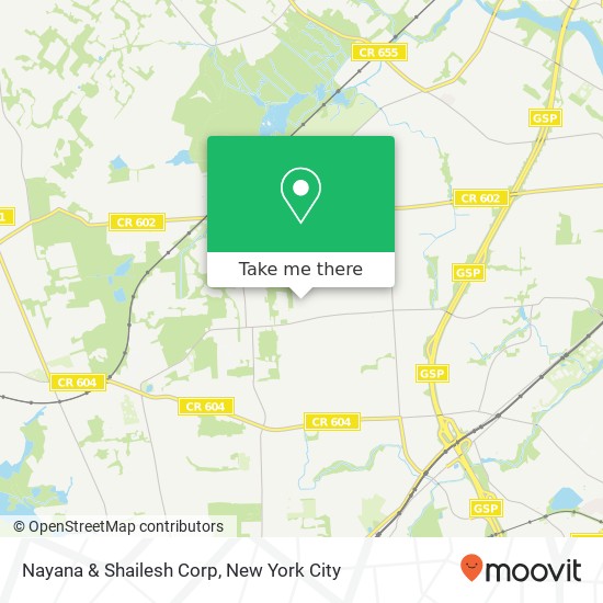 Mapa de Nayana & Shailesh Corp