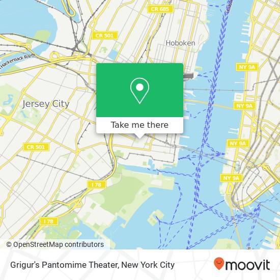 Mapa de Grigur's Pantomime Theater