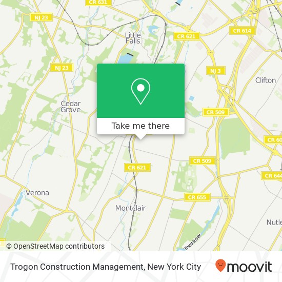 Trogon Construction Management map