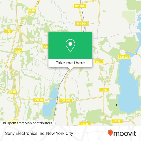 Sony Electronics Inc map