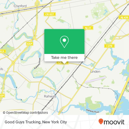 Good Guys Trucking map