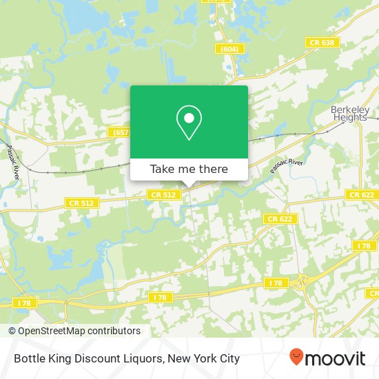 Bottle King Discount Liquors map