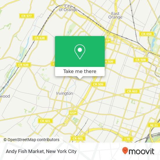 Mapa de Andy Fish Market