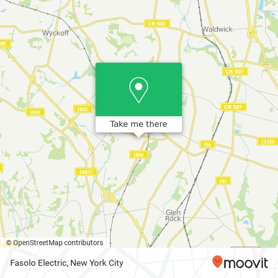 Mapa de Fasolo Electric