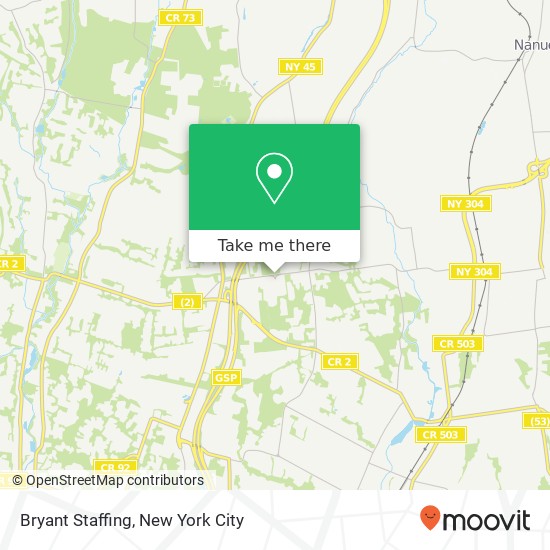 Mapa de Bryant Staffing