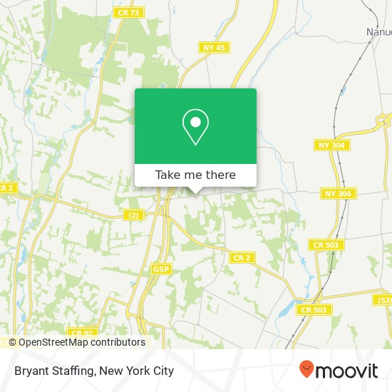 Bryant Staffing map