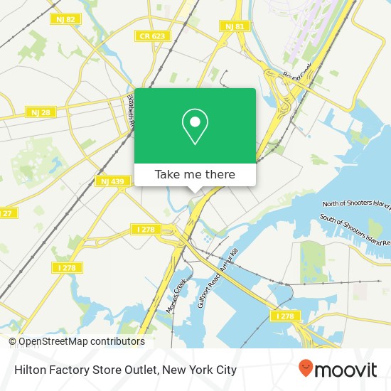 Hilton Factory Store Outlet map