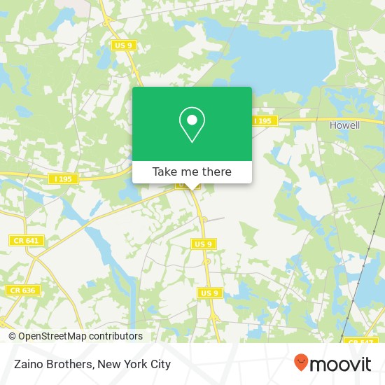 Zaino Brothers map