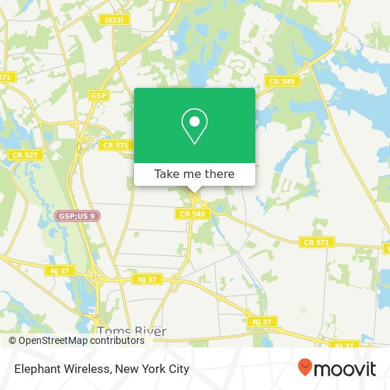 Mapa de Elephant Wireless