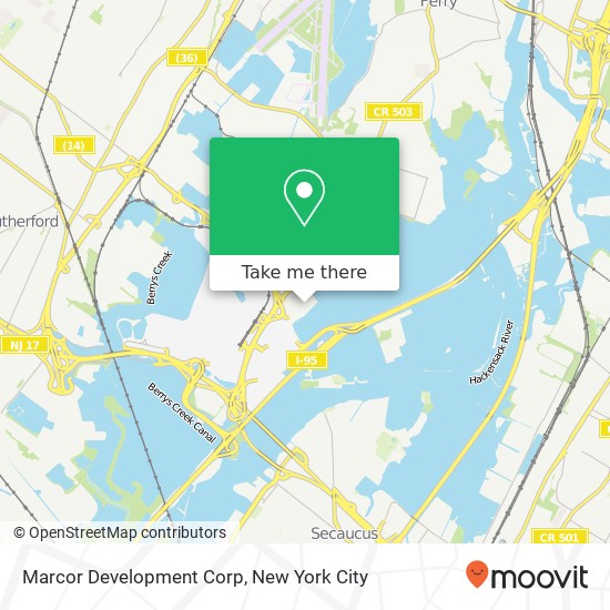 Mapa de Marcor Development Corp