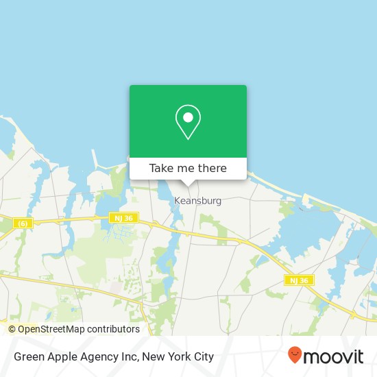 Mapa de Green Apple Agency Inc